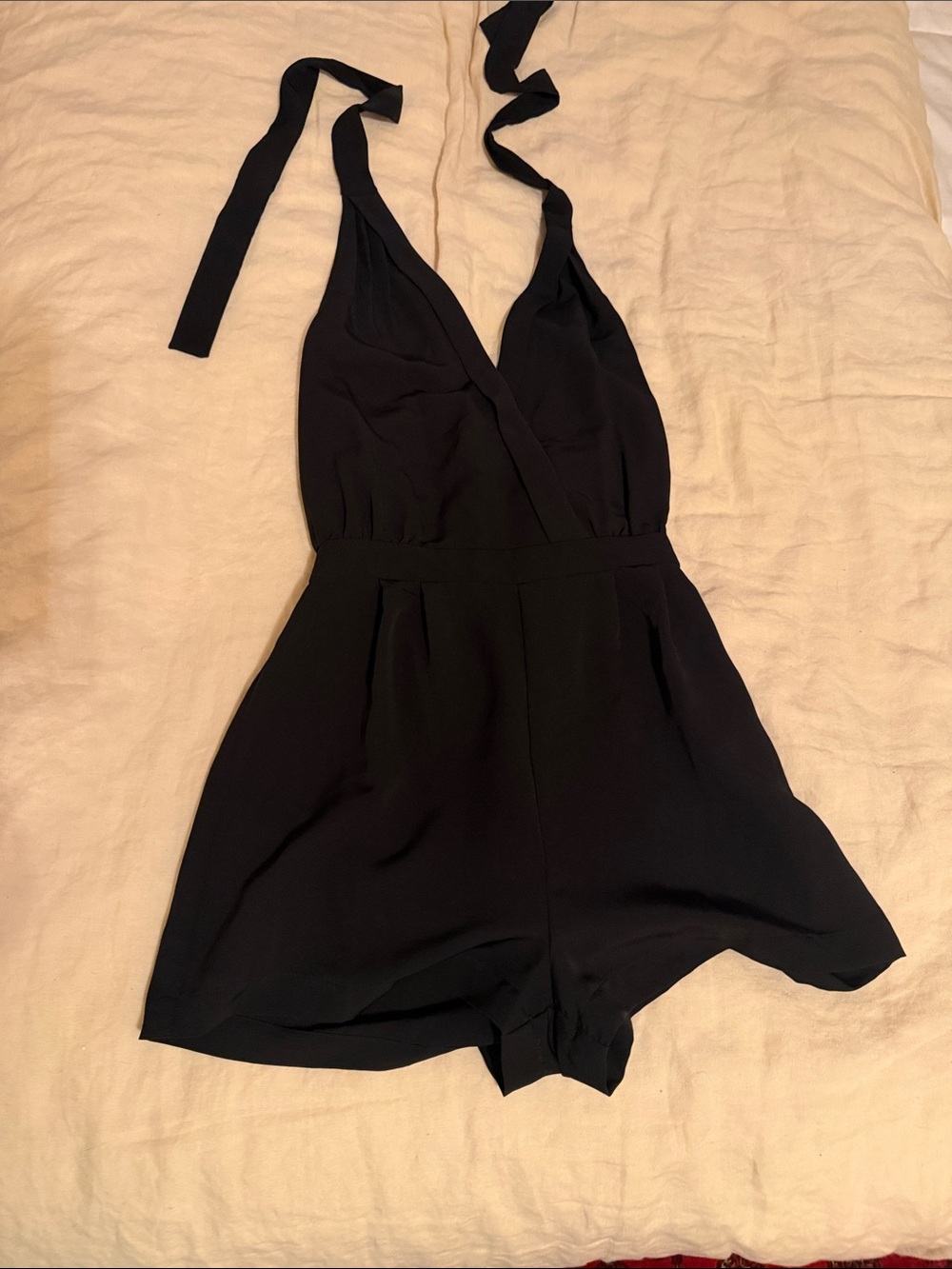 Urban Outfitters Black Halter Romper
